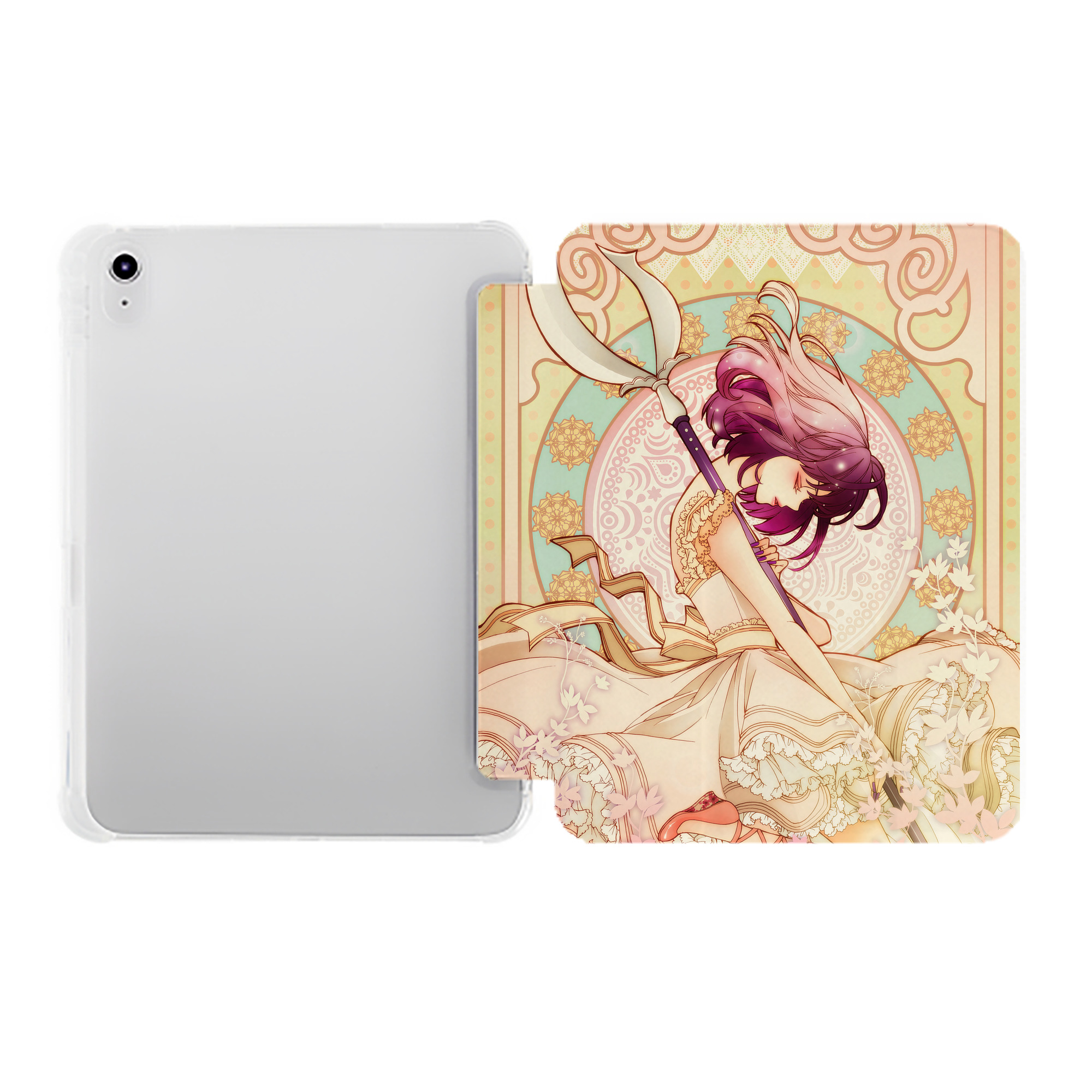 （画像用） 美少女戦士セーラームーン Sailor Moon IPad ケース ペン収納付き 三つ折りスタンド PUレザー×シリコン 対応機種9.5/10.5/10.9インチ